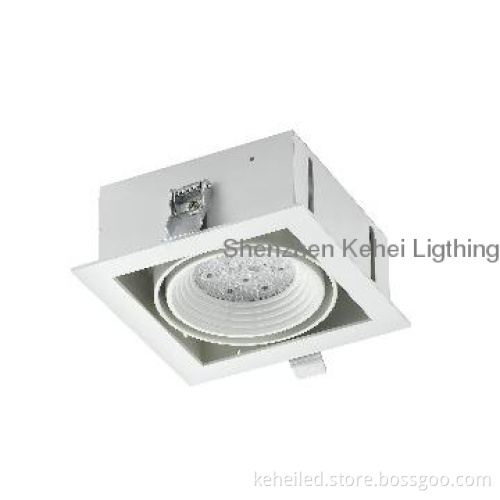 LED ceiling light with adjustable angle function